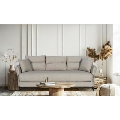 Canapé convertible 3 places OTTOWA beige - Pratique et confortable