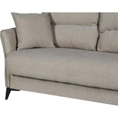 Canapé convertible 3 places OTTOWA beige - Pratique et confortable