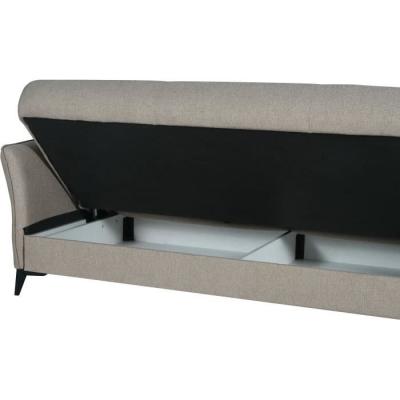 Canapé convertible 3 places OTTOWA beige - Pratique et confortable