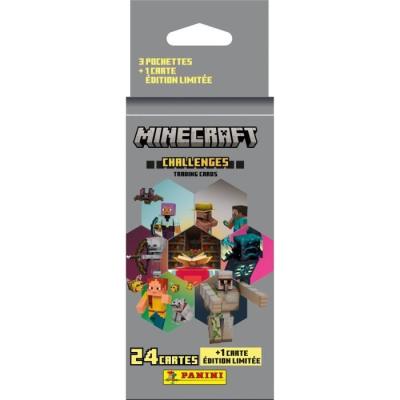 Stickers PANINI Minecraft TC 4 - Blister 3 pochettes - Edition Limitée