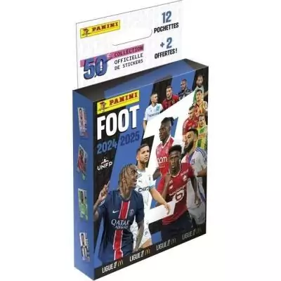Blister PANINI Foot Ligue 1 2024-2025 - 12 + 2 offertes!