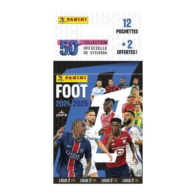 Blister PANINI Foot Ligue 1 2024-2025 - 12 + 2 offertes!