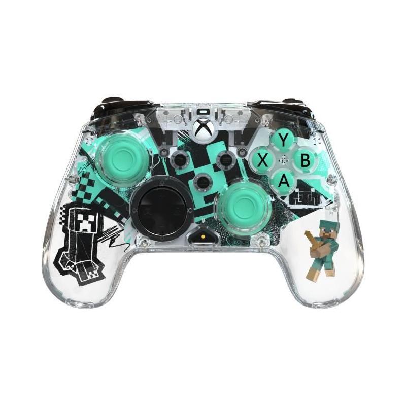 Manette de jeu Minecraft Diamond pour Xbox et PC