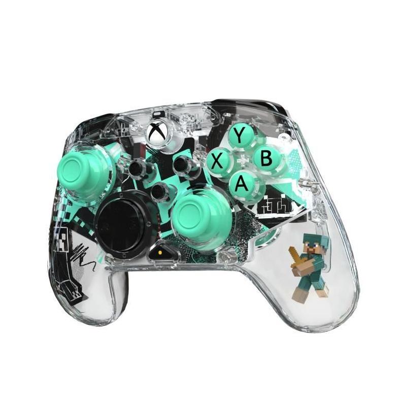 Manette de jeu Minecraft Diamond pour Xbox et PC