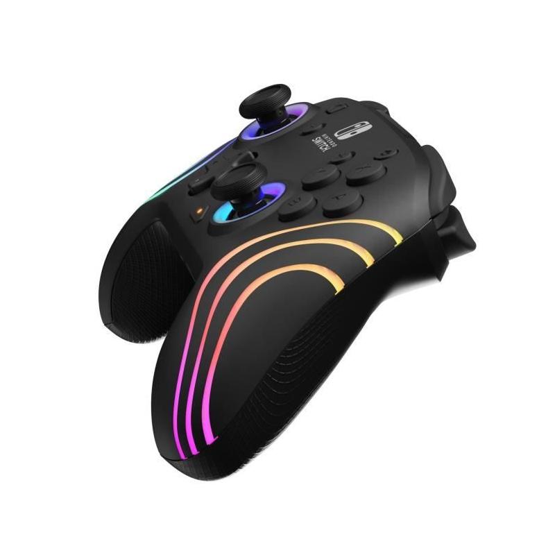 Manette de jeu Nintendo Switch Afterglow Wave - Sans fil - Noire