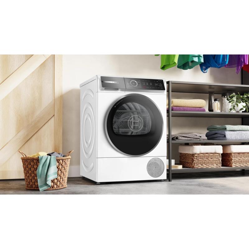 Bosch Serie 8 WQB246C0FR sèche-linge Pose libre Charge avant 9 kg A+++ Noir, Blanc