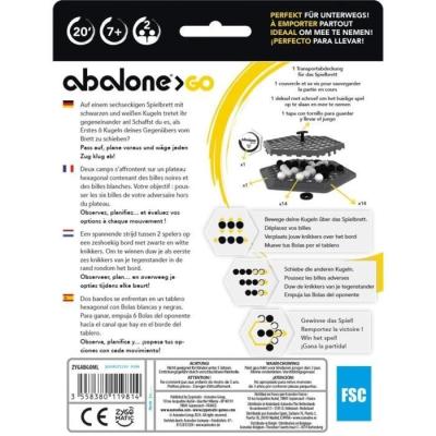 Abalone GO: Jeu de plateau de voyage compact