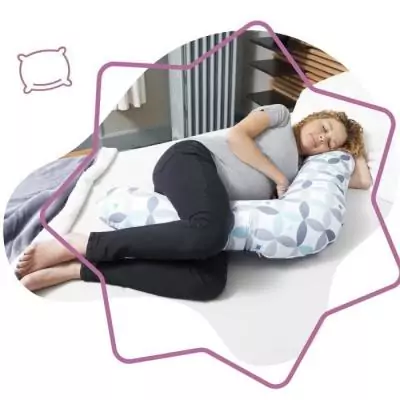 Coussin de maternité évolutif 2 en 1 - Graphique Coussin de maternité évolutif 2 en 1 - Graphique