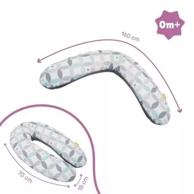 Coussin de maternité évolutif 2 en 1 - Graphique Coussin de maternité évolutif 2 en 1 - Graphique