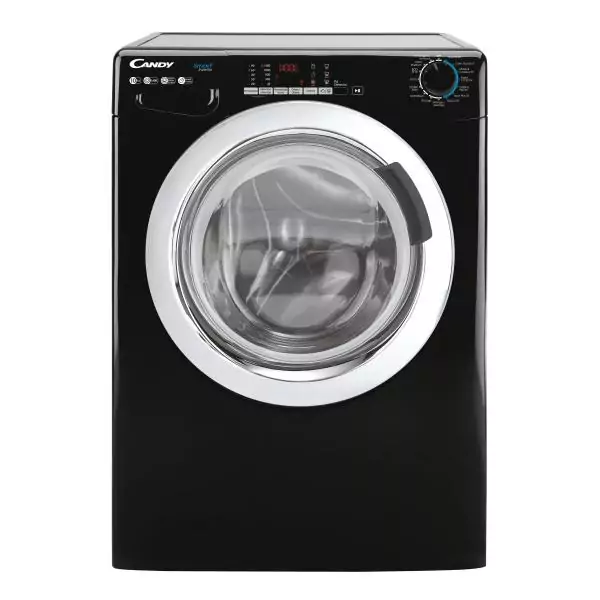 Lave-linge hublot CANDY CSS1410TWMCBE/FR - 10 kg - Induction - Vapeur - 1400 trs/min - Classe A - programmes rapides - Noir