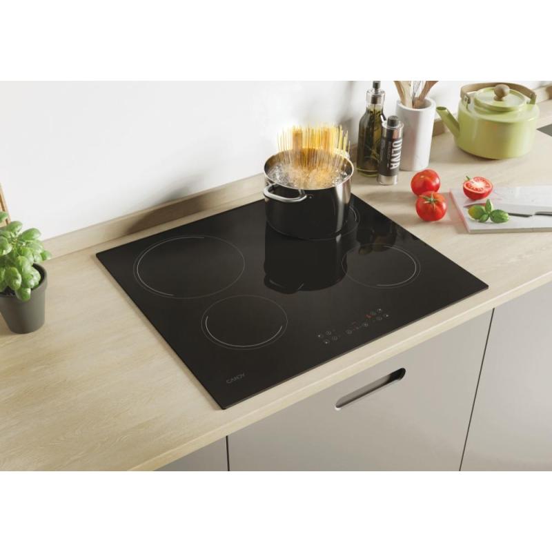 Candy Timeless CH64CCB Noir Intégré 59 cm Céramique 4 zone(s)