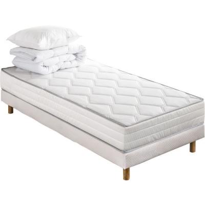Ensemble de rêve : Matelas + Sommier + Couette + Oreiller - 90 x 190 cm