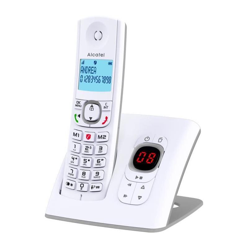 Téléphone fixe sans fil Alcatel F530 Voice - Répondeur et blocage d'appels