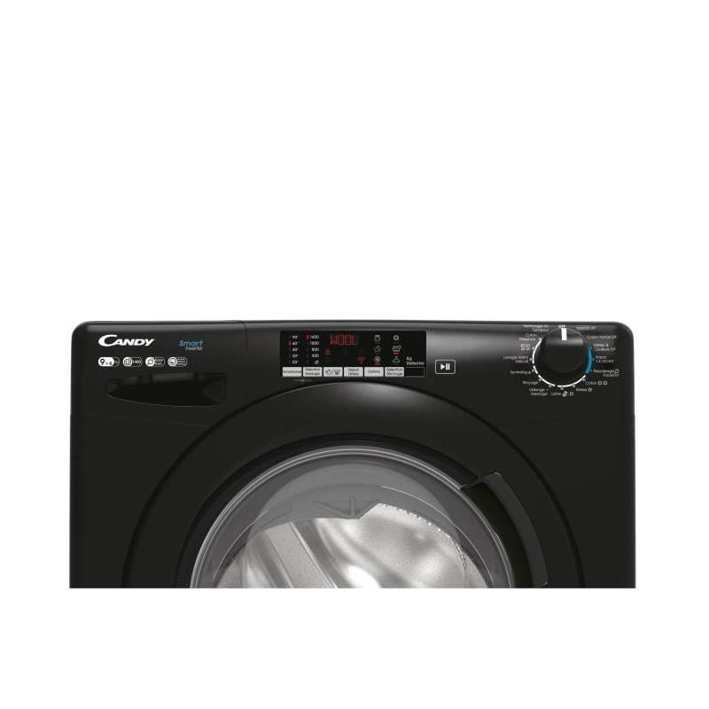 Lave-linge séchant Candy 9/6 kg Noir - Classe A