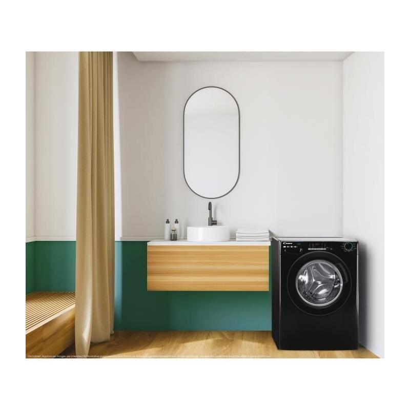 Lave-linge séchant Candy 9/6 kg Noir - Classe A