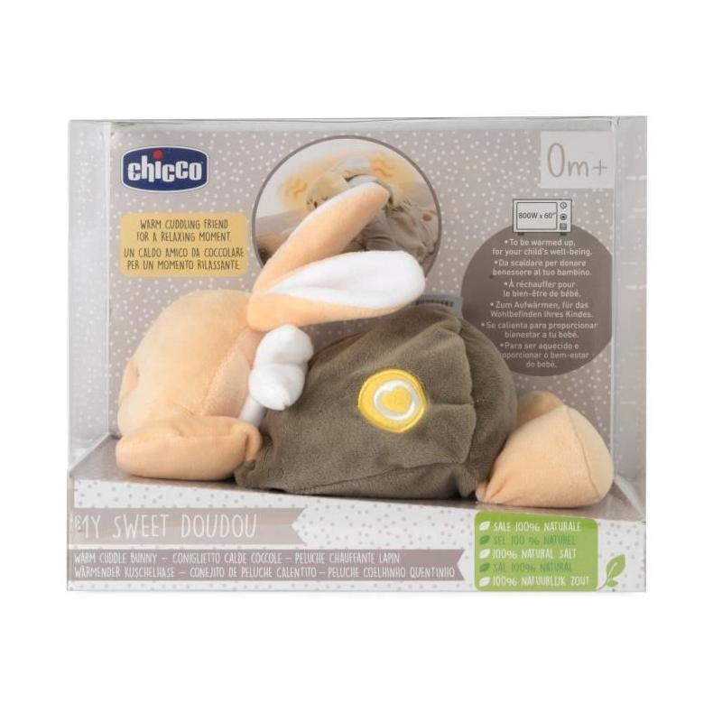 Doudou Lapin Peluche Chauffante CHICCO - Beige