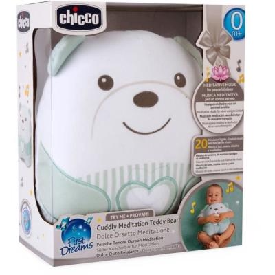Doudou Peluche Ourson CHICCO Vert - Dès la naissance