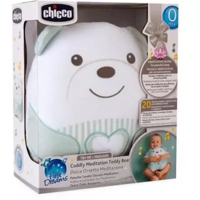Doudou Peluche Ourson CHICCO Vert - Dès la naissance