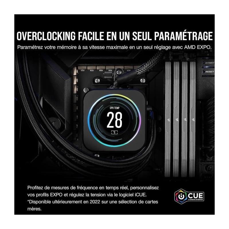 Kit Corsair Vengeance DDR5 64Go 6000MHz - Performances ultimes