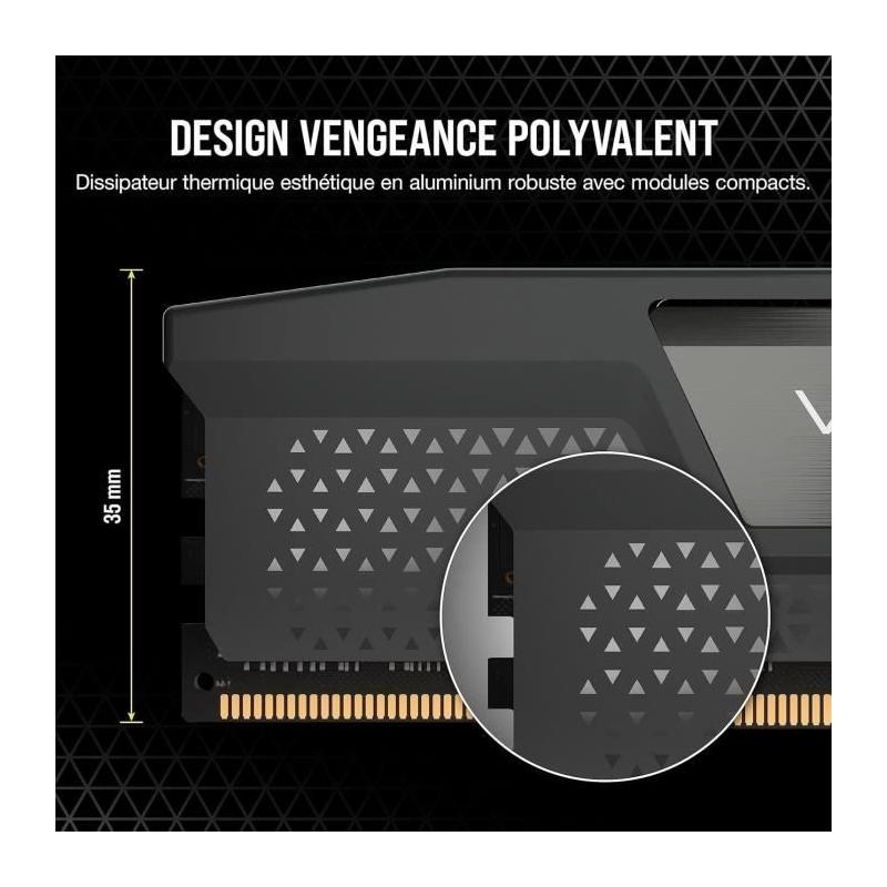 Kit Corsair Vengeance DDR5 64Go 6000MHz - Performances ultimes