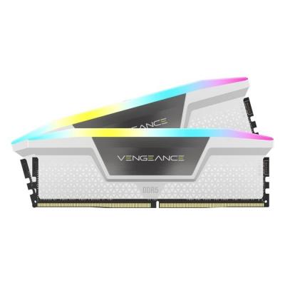 Mémoire RAM CORSAIR Vengeance RGB DDR5 32Go Blanc