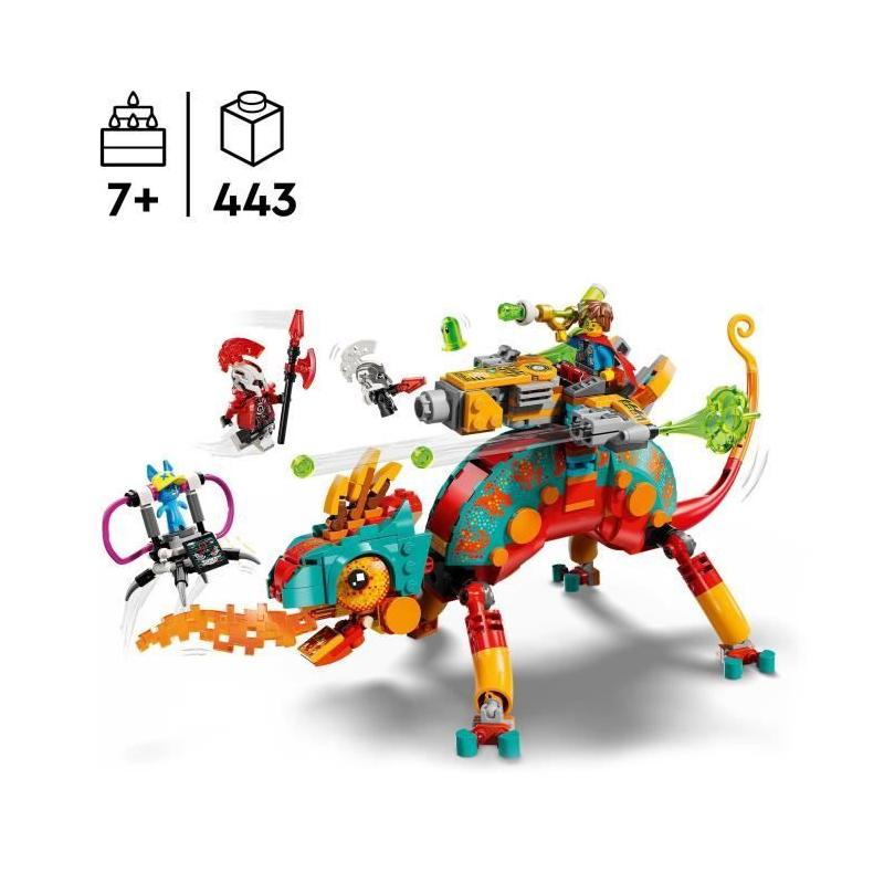 LEGO Dreamzzz 71492 Le Caméléon Cracheur De Feu De Mateo - Jeu Garçon 7 Ans - Idée Cadeau Fun et Créatif