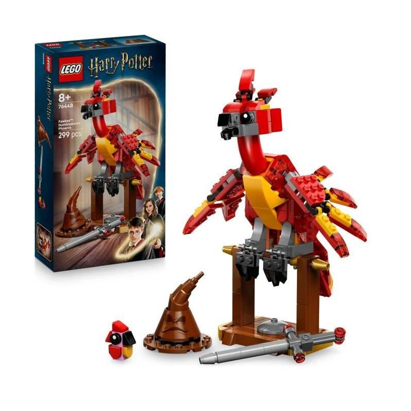 LEGO Harry Potter 76448 Fumseck : Le Phénix de Dumbledore - Un jouet magique pour les filles de 8 ans