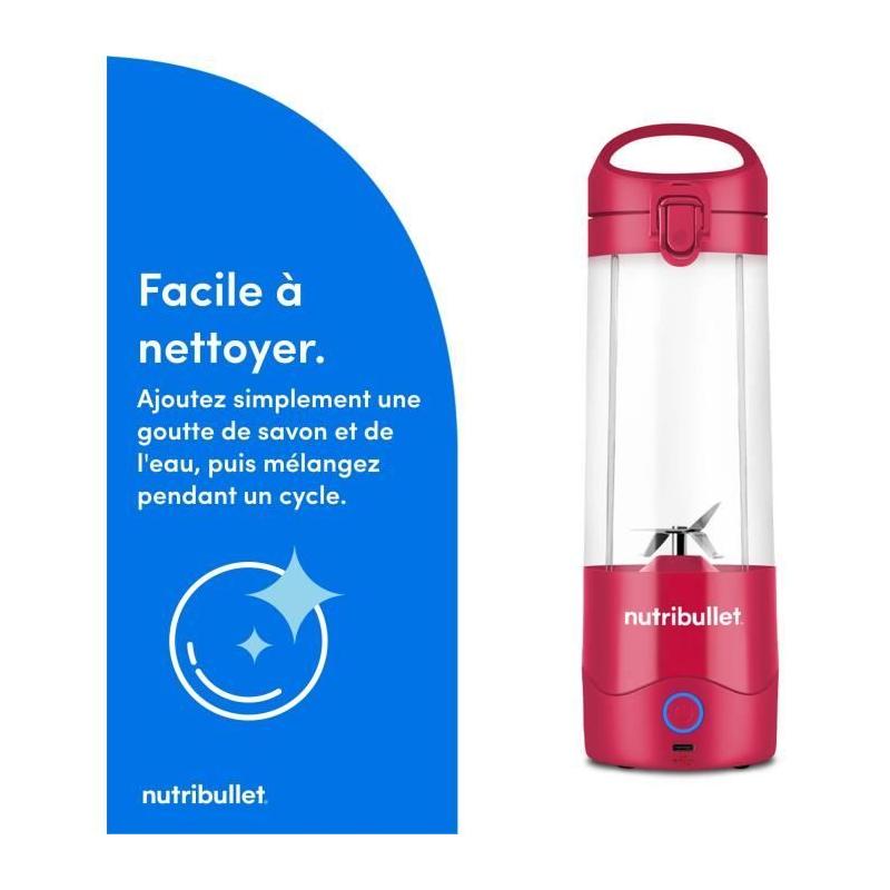 Mélangeur portable NutriBullet - NBP003MA - 475ml - Sans BPA - Recharge USB-C