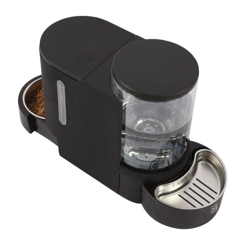 Distributeur de croquettes et d'eau M.PETS DUPLO - Pratique et spacieux