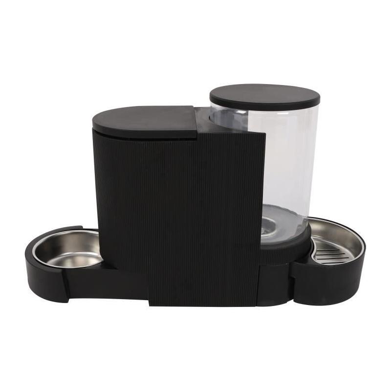 Distributeur de croquettes et d'eau M.PETS DUPLO - Pratique et spacieux
