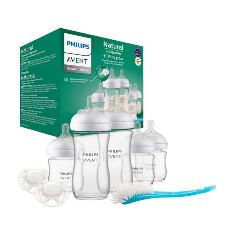 Coffret de Naissance Biberon Verre Natural Philips Avent 240 ml