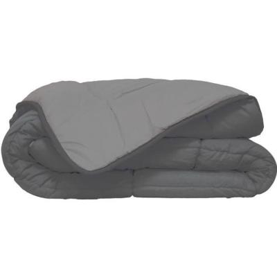Couette chaude Microfibre 400g/m² Gris & Argent 240x260cm