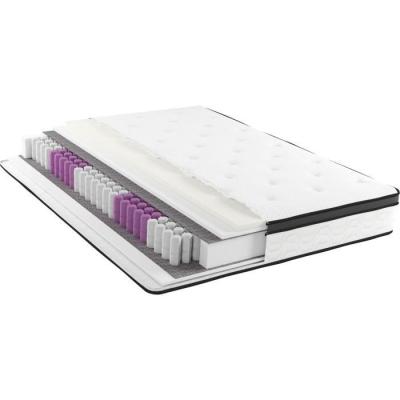 Matelas POCKET HYBRID 160x200 cm - Ressorts ensachés - 5 zones - Mémoire de forme