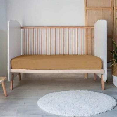 Drap housse Jersey P'TIT DODO 70x140 cm - Caramel