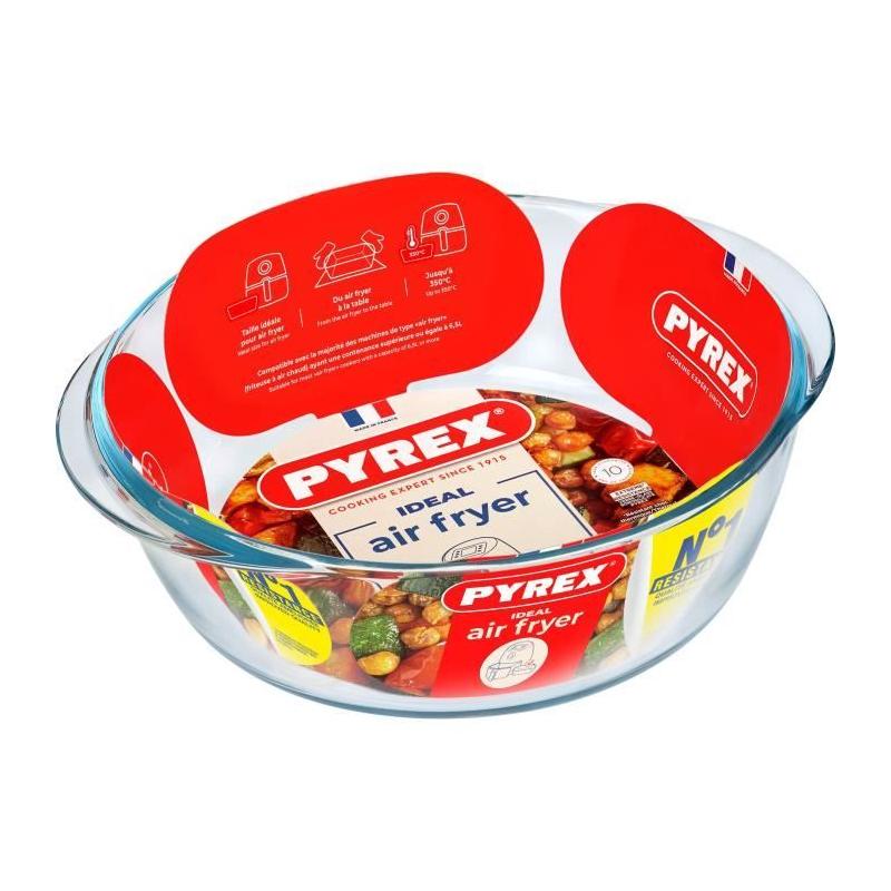 Plateau pour four PYREX 26 cm en verre borosilicate
