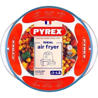 Plateau pour four PYREX 26 cm en verre borosilicate