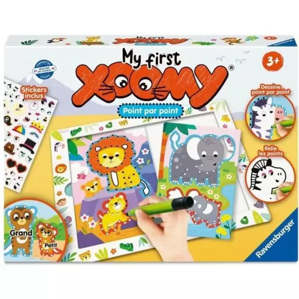 My First Xoomy, Point par Point, Mes premiers dessins, Dessin, Loisir créatif, Des 3 ans, 23752, Ravensburger