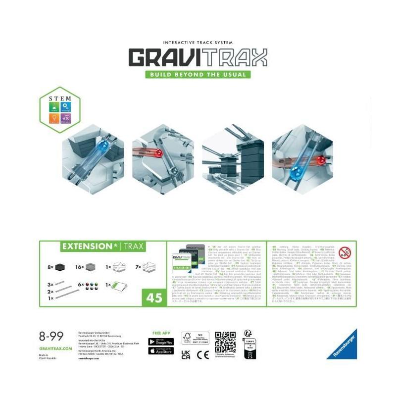 Extension de circuit GraviTrax Trax / Rails - Pour les 8 ans et +