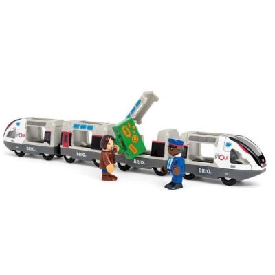 Train TGV INOUI SNCF BRIO - Circuit en bois - 3 ans+