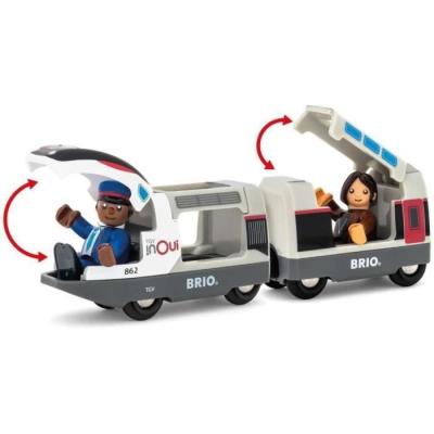 Train TGV INOUI SNCF BRIO - Circuit en bois - 3 ans+