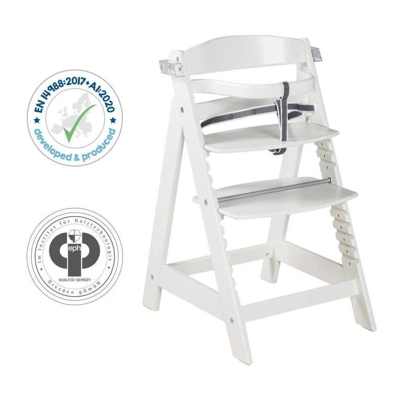 Chaise haute évolutive ROBA SIT UP CLICK & FUN - Bois laqué
