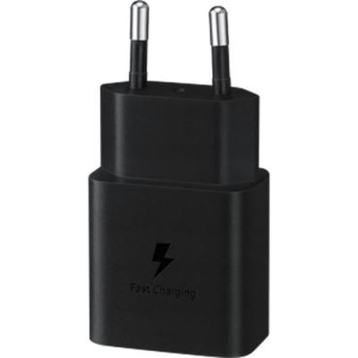 Chargeur Secteur USB C 15W Samsung Noir - Recharge Rapide
