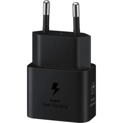Chargeur téléphone SAMSUNG 25W USB C rapide noir