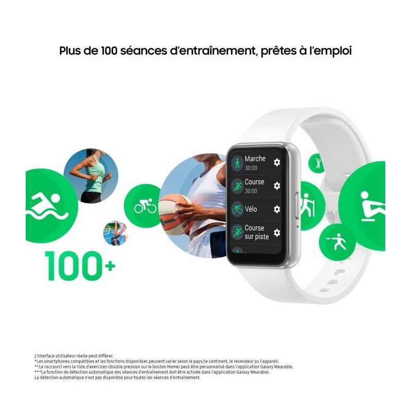 Bracelet Connecté SAMSUNG Galaxy Fit 3 Argent