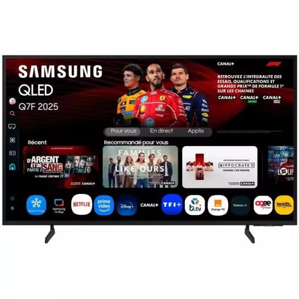 Samsung 65Q7F - TV QLED 65 (165 cm) - 4K UHD 3840x2160 - HDR10+ - Smart TV - Gaming Hub - 3xHDMI - WiFi