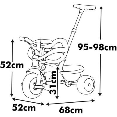 Tricycle Be Fun Confort - Jeu et confort assurés