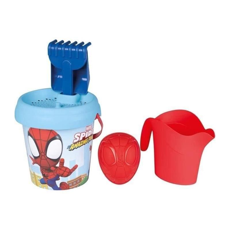 SMOBY - Spidey Seau MM Garni Arrosoir: Station de jeux fun!