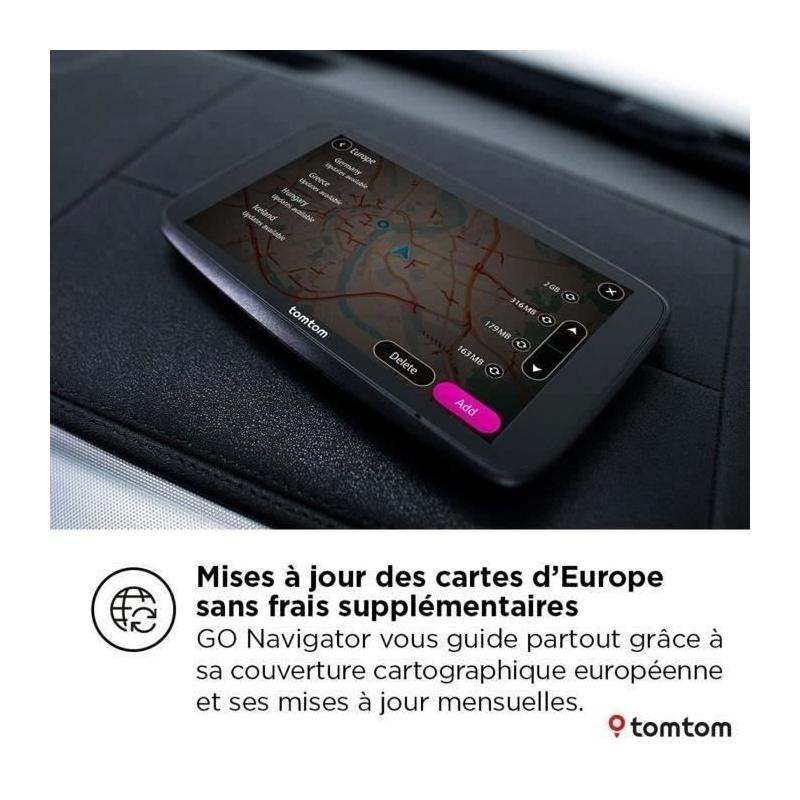 GPS TOMTOM GO Navigator 2ème gén. - 6" - Màj Wi-Fi - Cartes Europe
