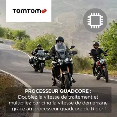 TomTom GPS Moto RIDER 550 Premium Pack - Carte Monde & Traffic TomTom GPS Moto RIDER 550 Premium Pack - Carte Monde & Traffic