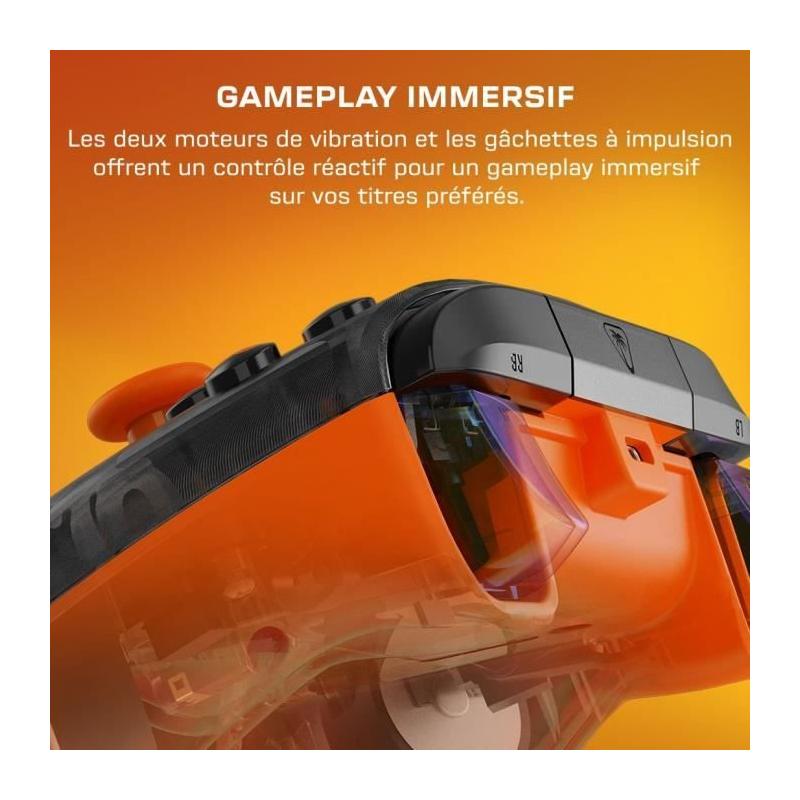 Manette de jeu Xbox Series X|S | Camouflage Noir / Orange